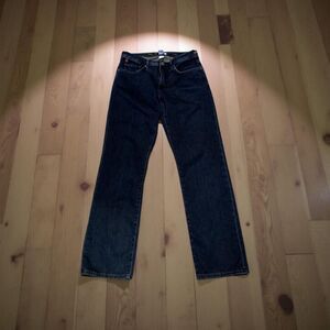 Men’s Well Worn DarkWash Low Rise Straight Leg Jeans Size 33×34
